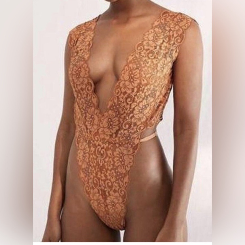 Free People We Are HAH Cut To The Chase Bodysuit